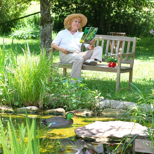 Teichente Teichfigur Schwimmente Dekoente Kunststoffente wetterfest bunt - Bild 3 von 9