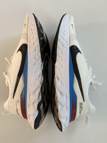 Nike React Infinity Run Flyknit 3 weiß blau rot Herren Größe 12 Laufschuhe - Bild 5 von 11