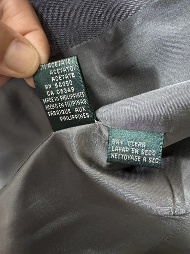 Ralph Lauren Womens Petite Grey Tweed  Wool Blend Sport Suit Coat Blazer Size 4P - Picture 4 of 6