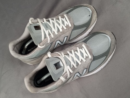 Zapato New Balance Hombre Talla 11 Extra Ancho 4E Gris Sendero Caminar Informal Gimnasio M990GL5 - Imagen 10 de 23