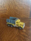 Hot Wheels 1979 Peterbilt Yellow Dump Truck Vintage Diecast With Bed And Tailgat
