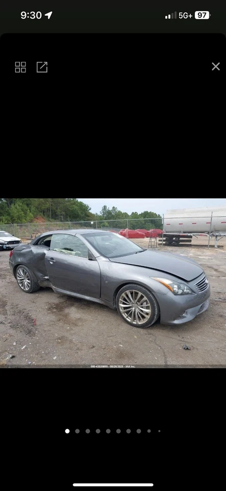 2008 - 2013 英菲尼迪G37轿跑车发动机罩 — 第 2/3 张图片