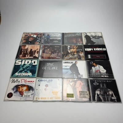 Hip Hop Konvolut 20 CD Rap Sammlung 2Pac Jay-Z Nelly Coolio Busta Rhymes Eminem