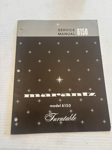 Marantz 6150 Turntable Service Manual - Original - Picture 2 of 7