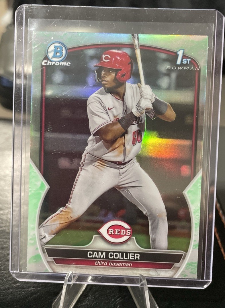 2023 Bowman - Chrome Prospects Cam Collier #BCP-125 Lunar Glow Refractor (RC)