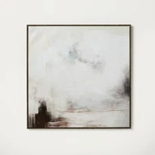 Thresholded Studio McGee Minimalist Wall Art Canvas Abstract 30"x30"
