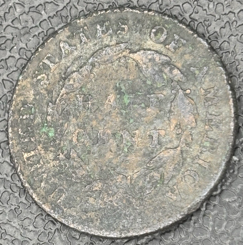 1832 Half Cent ~ Classic Head ~ 1/2 Penny/Cent ~ Copper U.S. Coin ~ 1H3119 - Bild 6 von 6