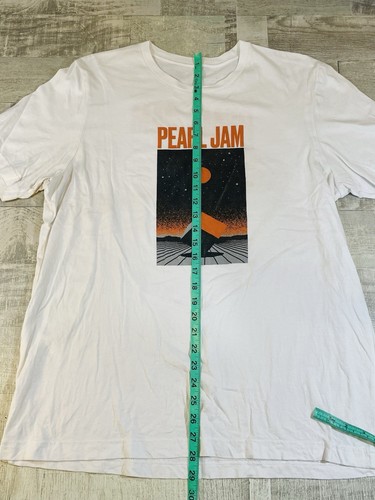 Pearl Jam 2024 Dark Matter Tour Shirt White XL New York Show RARE Design VGU - Picture 5 of 6