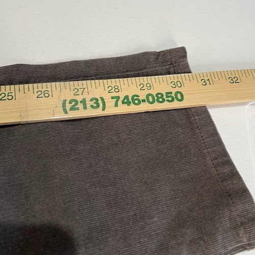 Neu mit Etikett Talbots grau Cordhose gerades Bein Damengröße 2 hoher Bund 99,50 $ NEU - Bild 10 von 11