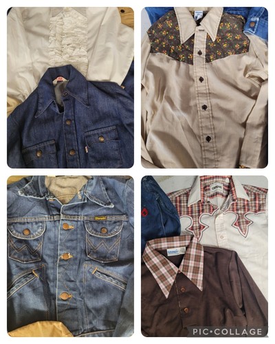 LOT OF 53 VINTAGE CLOTHING BABY TODDLER MIXED 50s - 80s CARTOON WESTERN LEVIS - Picture 17 of 24