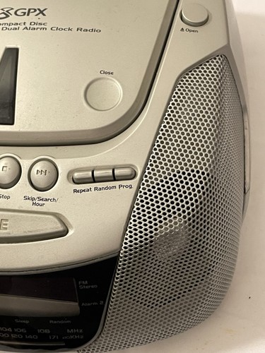 GPX D715 AM/FM CD Player Digital Clock Radio w/ Dual Alarm Tested Works - Picture 5 of 11