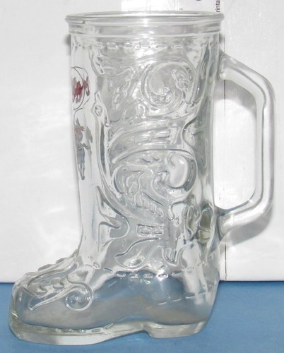 Pre-owned Vintage Cowboy Bob's Libbey Cowboy Boot Beer Mug 12 oz - Picture 3 of 4