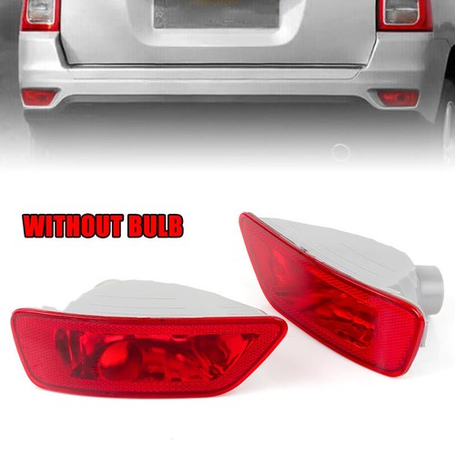 2x Rear Bumper Reflector Fog Lights for Jeep Compass Dodge Journey - Picture 10 of 12