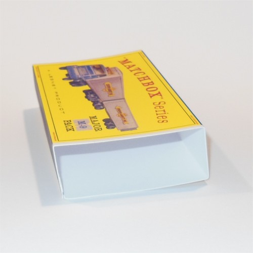 Matchbox Major Pack 9a2 Interstate Double Freighter D Style Repro Outer Box Only - Picture 3 of 6