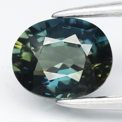 💎 0.99ct 6.3x5.3mm VS Oval Blue Green Sapphire - Africa Gemstone