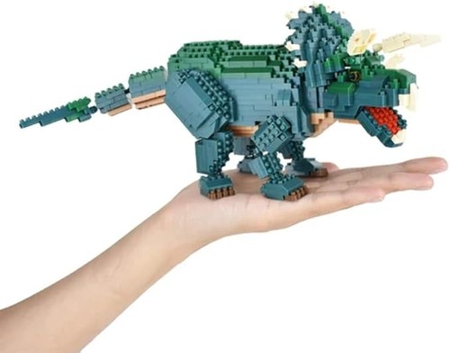 Kawada NBM-033 Nanoblock Dinosaur DX Triceratops From Japan - Picture 5 of 6