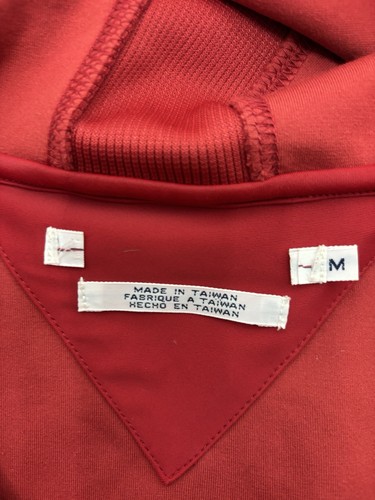 Tommy Hilfiger 1/4 Zip Fleece Pullover W Hood & Pocket Women's Medium Logo Red - Bild 17 von 22