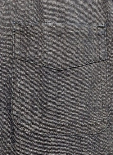 COMME DES GARCONS Round collar indigo blue denim coat size M - Picture 3 of 12