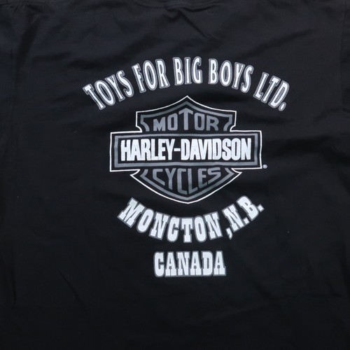 vintage Harley-Davidson Short sleeve T Shirt Men's XL Moncton Canada 90s - Picture 6 of 9