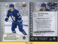 2023-24 Upper Deck UD Rookie Debut Matthew Knies #13 RC