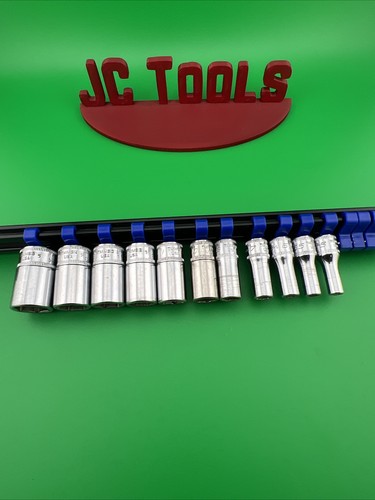 Snap-On 112TMMSY 1/4 Dr 6-Pt Flank Drive Semi-Deep Socket Set 11 Pc Missing 9mm - Picture 16 of 19