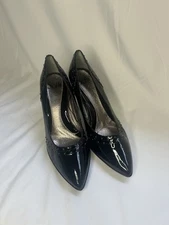 Sofft Womens 8 1052711 Black Patent Leather Pointed Toe Slip On Pump Heels Size