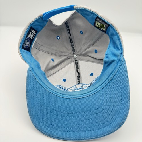 UCLA Yoda Star Wars Snapback Hat Two Tone Gray Blue Adjustable Embroidered Cap - Picture 20 of 21