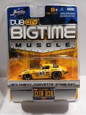 Jada Big Time Muscle 1963 CHEVY CORVETTE STING RAY 1:64 Diecast - CLTR 038