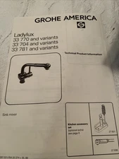 Grohe America Lady Lux Pulldown Kitchen Faucets   (2 ) - 1 Gray  1 Chrome.  New