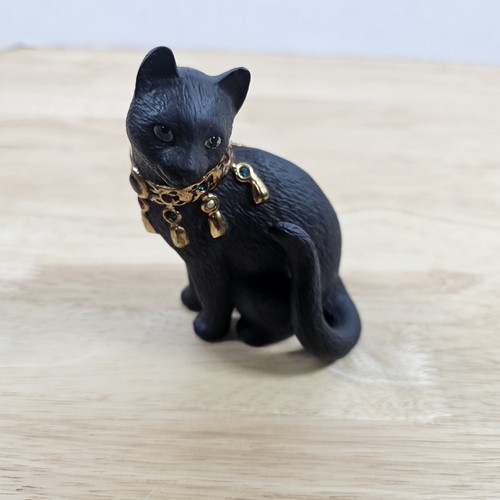Lenox Black Jack schwarze Katze Figur Schmuckhalsband - Bild 5 von 7