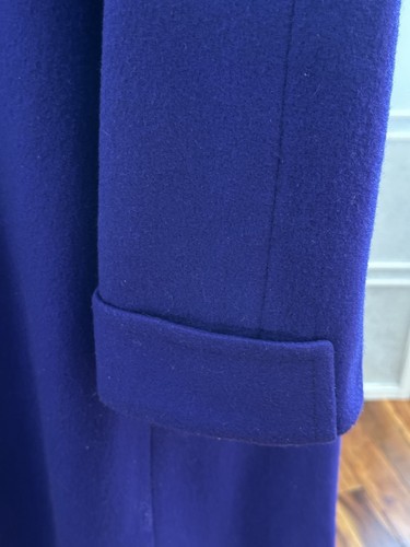 Cappotto donna lana viola vintage taglia XL made in USA anni 80 - Foto 7 di 14