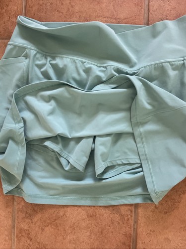 ATHLETA Salutation Stash High Rise 16 1/2" Skort l Lagoon #837435122 - Sz XL - Picture 7 of 10