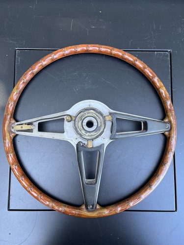 Honda Civic Sb1 RS 1972-79 CVCC VOLANTE MADERA ORIGINAL USADO OEM - Imagen 3 de 3