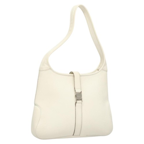Auténtico bolso de hombro Salvatore Ferragamo de cuero blanco - Imagen 13 de 22