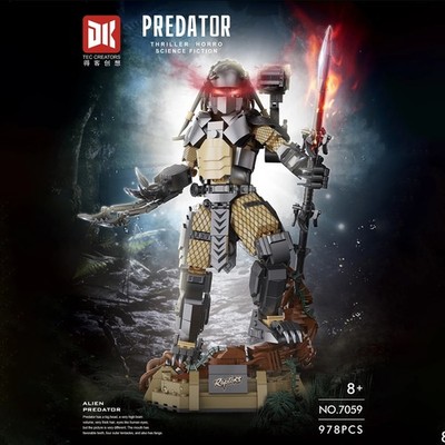 Alien Predator Monster Bausteine Halloween Actionfigur Spielzeug Modell