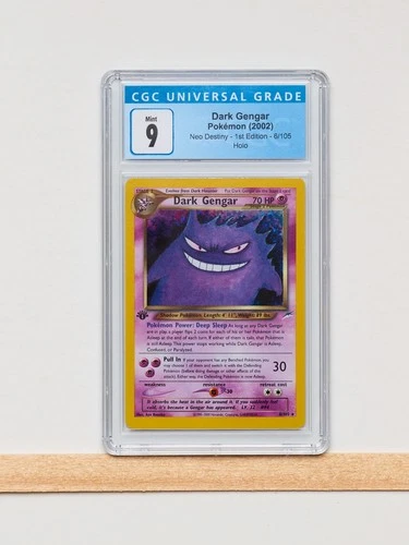 Dark Gengar 6/105 Neo Destiny 1st Edition Holo CGC 9 Mint 2002 Pokémon WotC