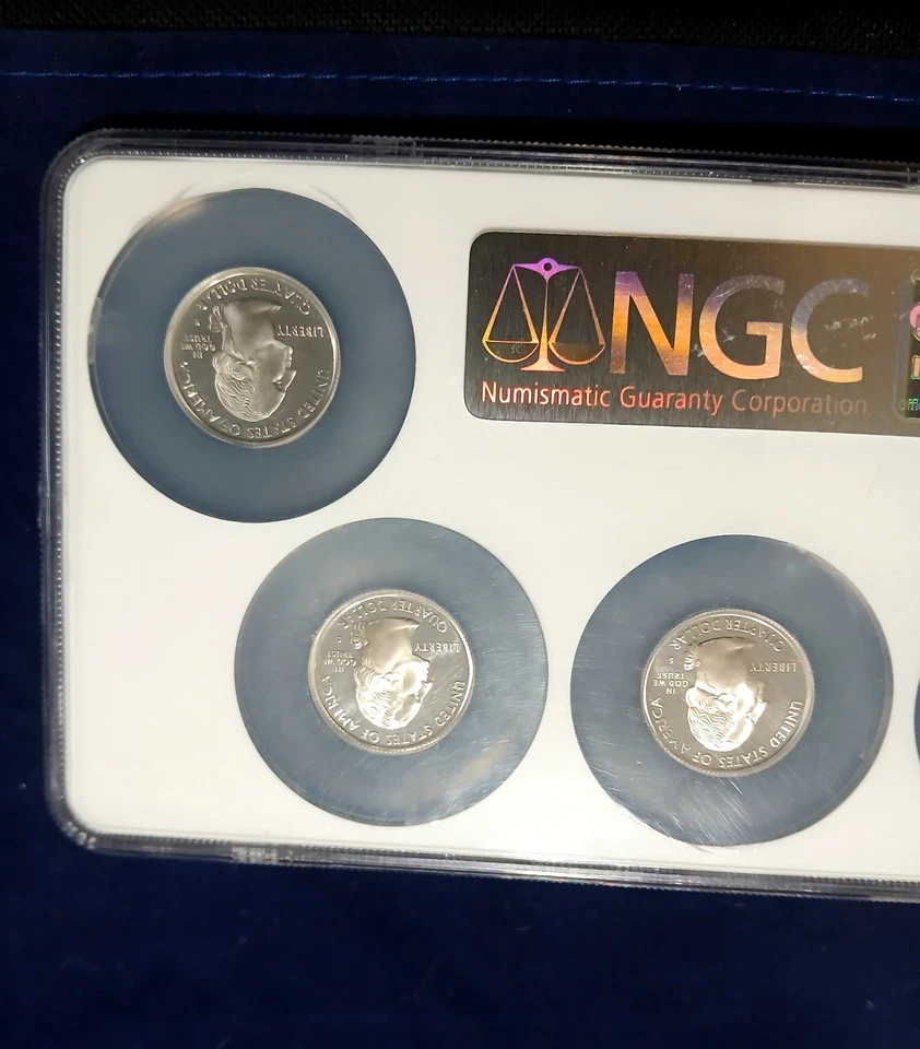 2003-S SILVER PROOF SET STATE QUARTERS NGC ~ PF 69 ULTRA CAMEO~ NICE! - Image 4 of 4
