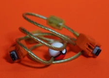 Game Boy Advance Pokémon Link Cable with Poké Ball Charm – Authentic Nintendo