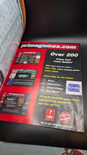 Legend of Dragoon Prima Guía Oficial de Estrategia Raro Toys R Us Libro con Mapa Limpio - Imagen 3 de 4