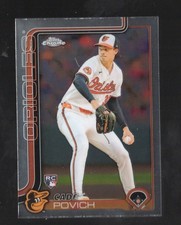 2025 Topps Chrome Cade Povich #140 Base Rookie Baltimore Orioles (RC)
