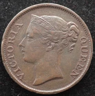 Photo of a 1845 East India Company 1/2 Cent from an eBay listing that sold on May 2, 2026