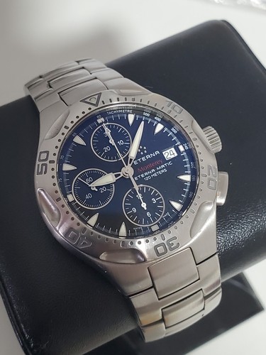 ETERNA MONTEREY 1630.41 Valjoux 7750 Chronograph - 4 REPAIRS - Picture 1 of 12
