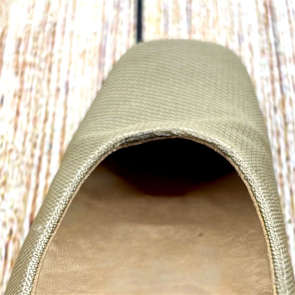 Stuart Weitzman Women's Size 6.5 AA Beige Canvas … - image 11