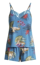 Joyspun Dreamy Soft Collection Lace Trim Knit Cami & Shorts Pajama Set~2X~FREESH