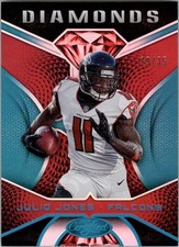 2019 Certified Diamonds Mirror Teal #20 Julio Jones /35 - FB