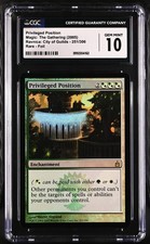 PRIVILEGED POSITION Ravnica Foil Rare CGC 10 MTG [Nostalgium]