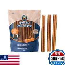 Bow Wow Labs 12" Bully Sticks for Dogs - 10-Pack Midsize, All-Natural, Low-Odor
