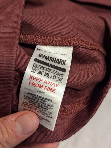 Gymshark Premium Lifting Drop Arm Tank Red Large Regular Fit - Picture 6 of 6