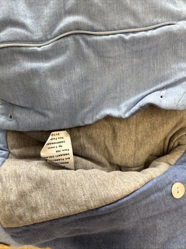 RARA Giacca Campione Imbottita Fendi Bambino Blu/Grigio Nuova con etichette - Zip - 3 Mesi - Foto 7 di 8