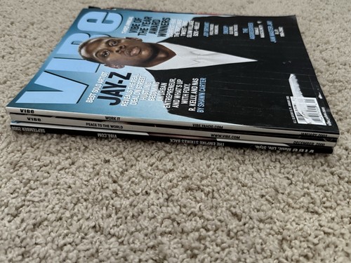 Vibe Magazine Lot Of 3 Hip Hop Magazines Jay Z Cover - Picture 2 of 5